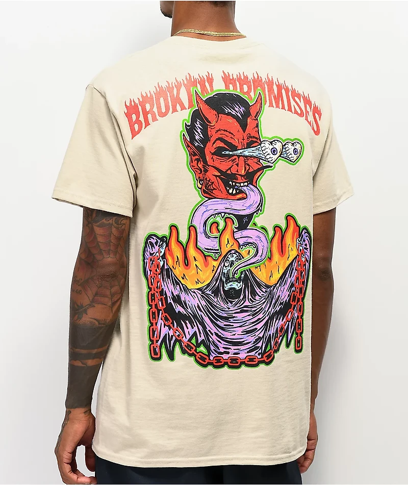 Broken Promises Worst Me Sand T-Shirt