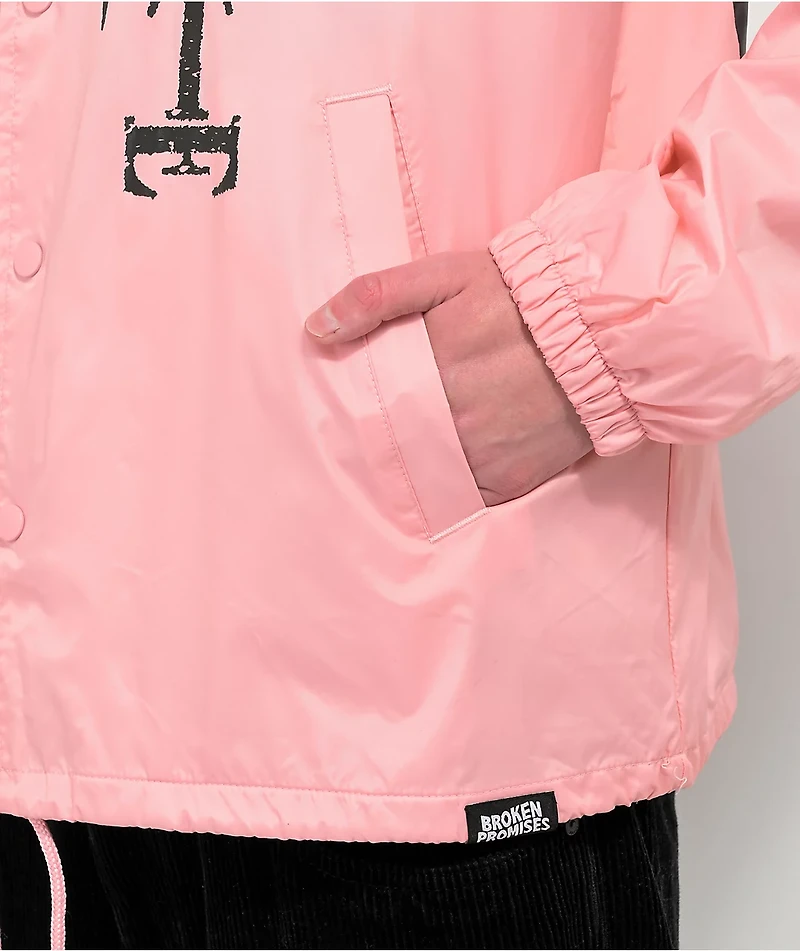 Broken Promises x Death Note Misa Pink Coaches Jacket