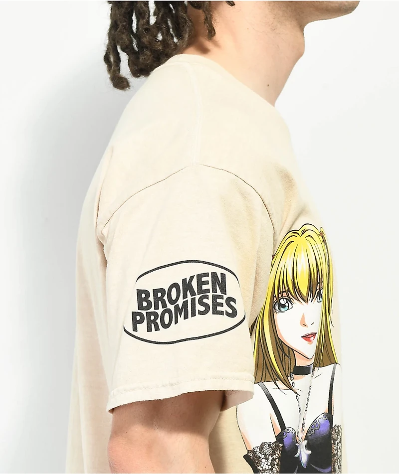 Broken Promises x Death Note Misa Tan T-Shirt