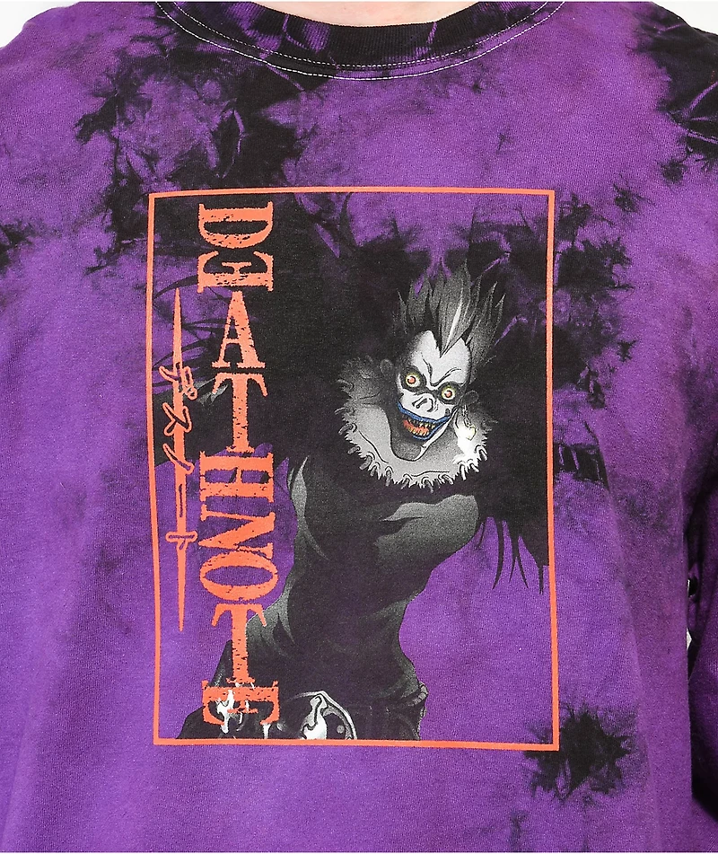 Broken Promises x Death Note Ryuk Purple Tie Dye Long Sleeve T-Shirt