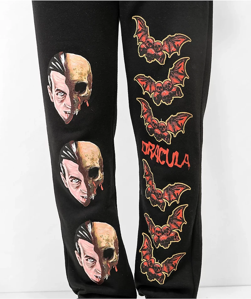Broken Promises x Dracula The Count Black Sweatpants