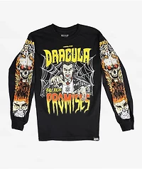 Broken Promises x Dracula Pain My Neck Black Long Sleeve T-Shirt