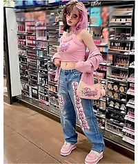 Broken Promises x Happy Bunny Go Away Pink Purse