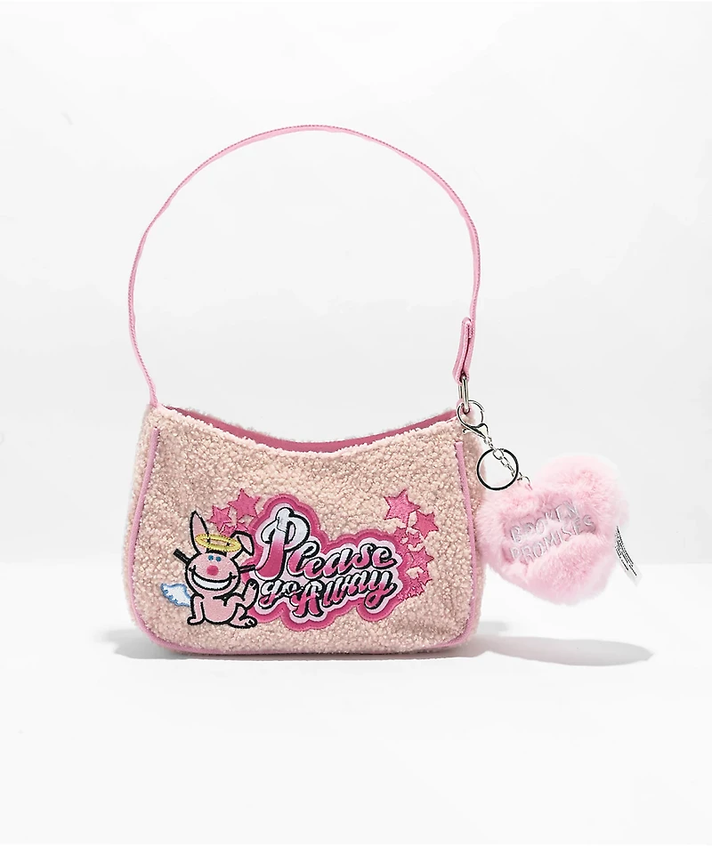 Broken Promises x Happy Bunny Go Away Pink Purse