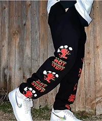 Broken Promises x Hot Stuff Two Moods Black Sweatpants