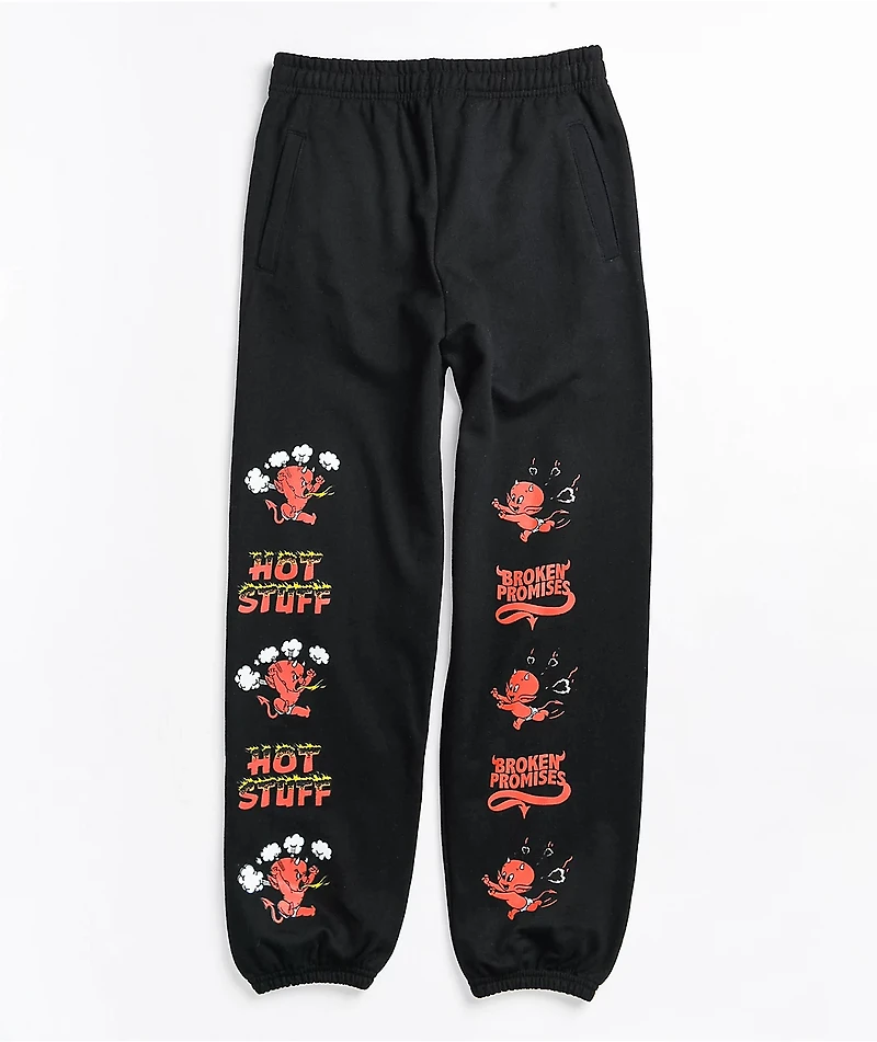Broken Promises x Hot Stuff Two Moods Black Sweatpants