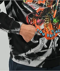 Broken Promises x Hot Wheels Attack Black Hoodie