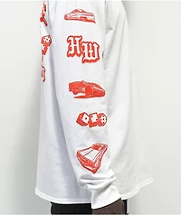 Broken Promises x Hot Wheels Cruisin' Back 2 You White Long Sleeve T-Shirt