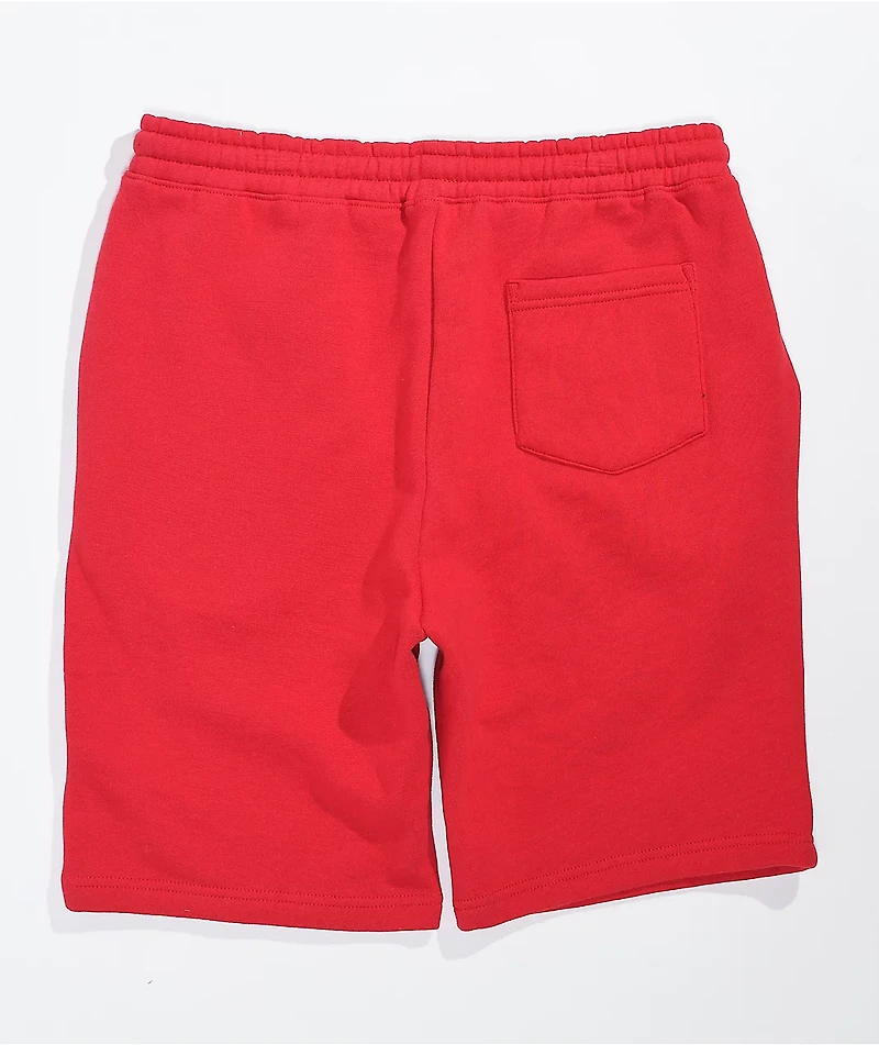 Broken Promises x Hot Wheels Heartbreaker Red Sweat Shorts