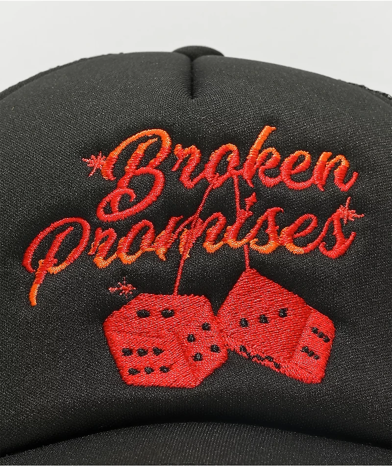 Broken Promises x Hot Wheels Low Key Black Trucker Hat
