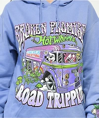 Broken Promises x Hot Wheels Road Trippin Purple Hoodie