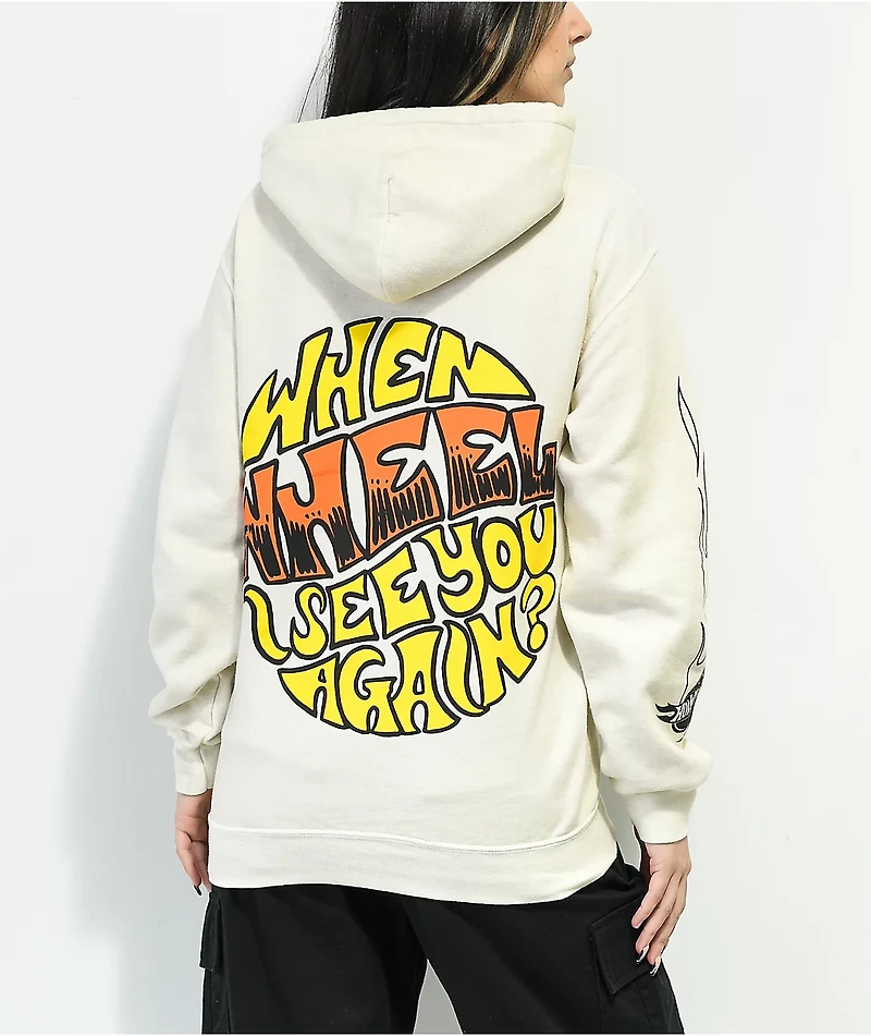 Broken Promises x Hot Wheels See You Again Natural Hoodie