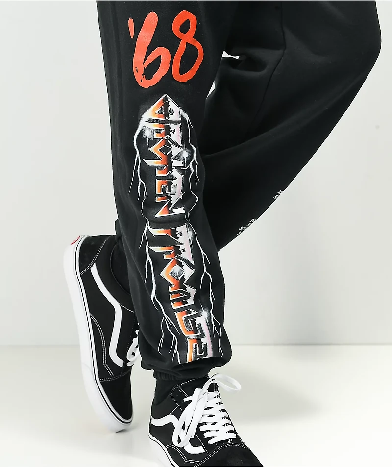 Broken Promises x Hot Wheels Tour Black Sweatpants
