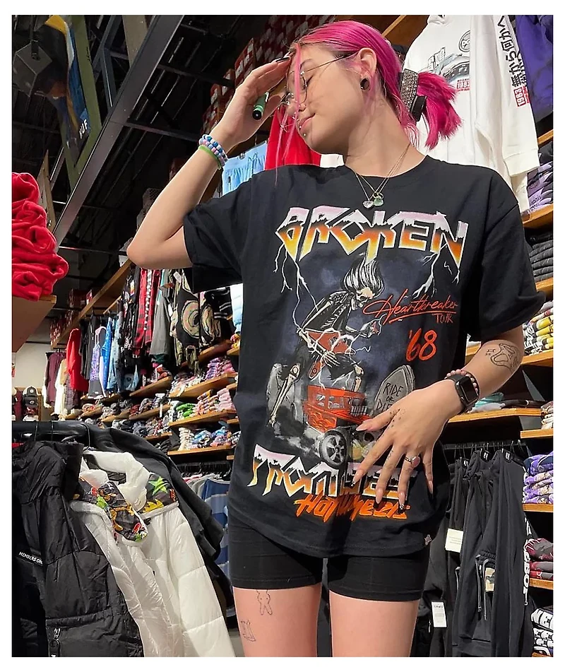 Broken Promises x Hot Wheels Tour Black T-Shirt