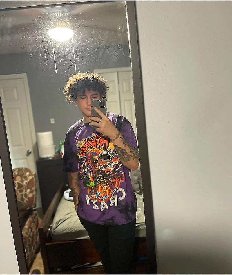 Broken Promises x Hot Wheels Track Purple Tie Dye T-Shirt
