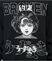 Broken Promises x Junji Ito I Don't Care Black Hoodie
