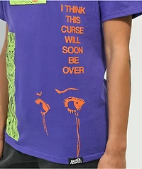 Broken Promises x Junji Ito The Curse Purple T-Shirt