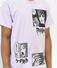 Broken Promises x Junji Ito The Scar Light Purple T-Shirt