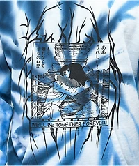 Broken Promises x Junji Ito Twisted Souls Blue & White Tie Dye Hoodie