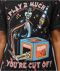 Broken Promises x Samborghini Cut Off Tie Dye T-Shirt