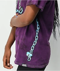 Broken Promises x Samborghini Escapism Purple Tie Dye T-Shirt