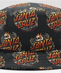 Broken Promises x Santa Cruz Boneyard Black Bucket Hat