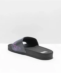 Broken Promises x Santa Cruz Flutter Black Slide Sandals