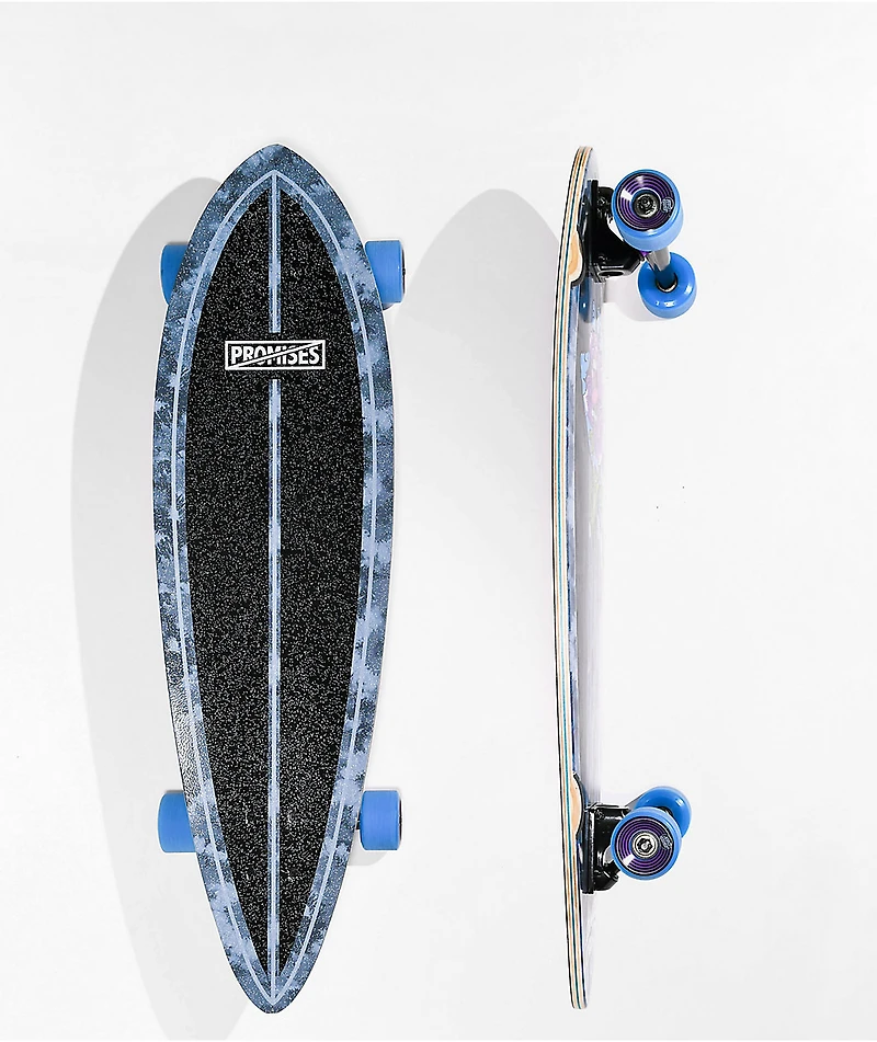 Broken Promises x Santa Cruz Screaming Thornless 33" Pintail Longboard Complete