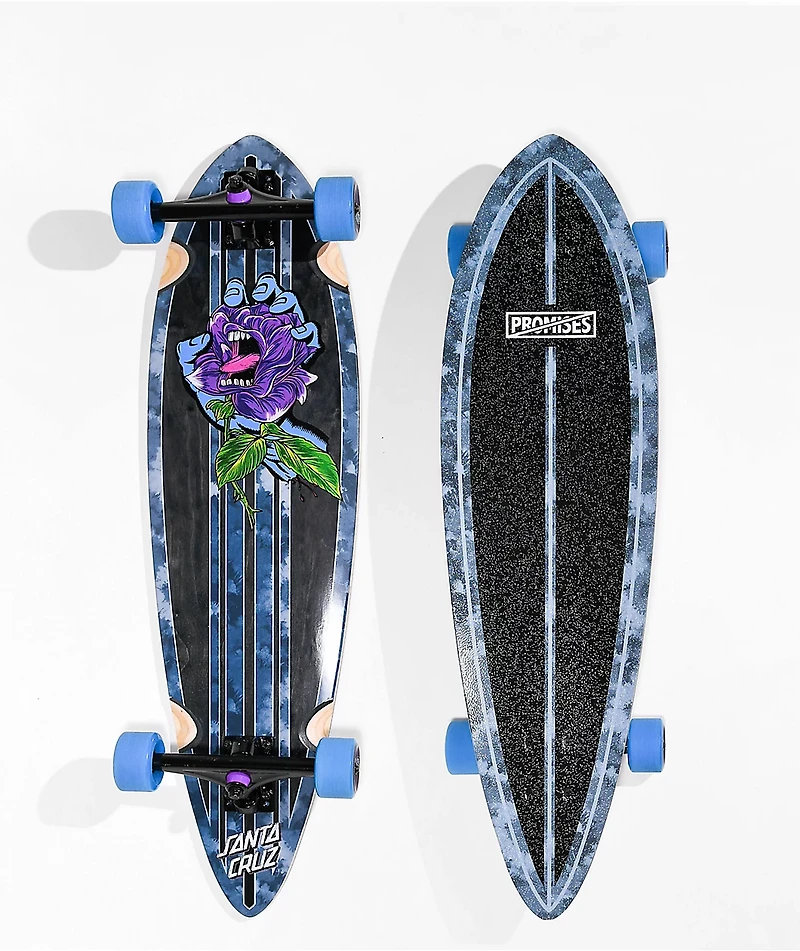 Broken Promises x Santa Cruz Screaming Thornless 33" Pintail Longboard Complete