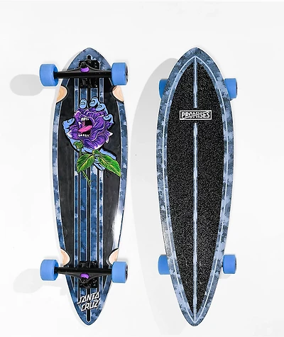 Broken Promises x Santa Cruz Screaming Thornless 33" Pintail Longboard Complete