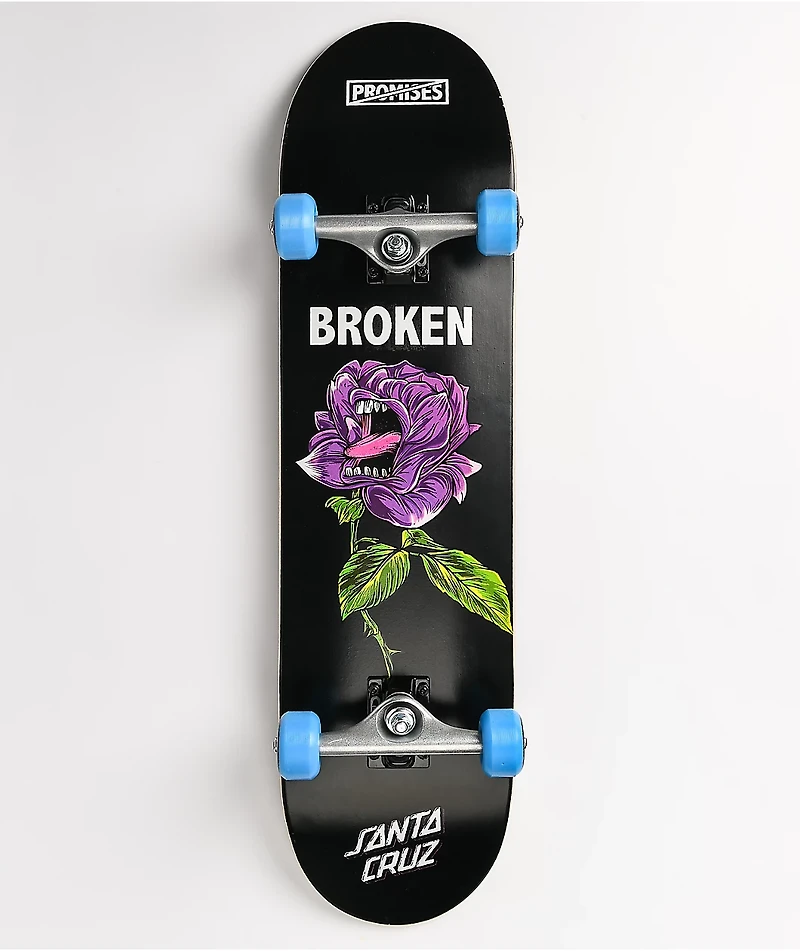 Broken Promises x Santa Cruz Screaming Thornless 8.0" Skateboard Complete