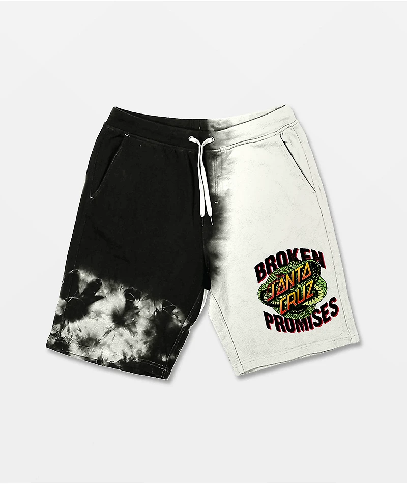 Broken Promises x Santa Cruz Slither Split Dye Sweat Shorts