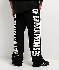Broken Promises x That's A Awful Lot Of Cough Syrup Classic Black Sweatpants