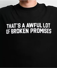 Broken Promises x That's A Awful Lot Of Cough Syrup Classic Black T-Shirt