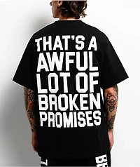 Broken Promises x That's A Awful Lot Of Cough Syrup Classic Black T-Shirt