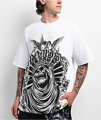 Broken Promises x That's A Awful Lot Of Cough Syrup Crying Dove White T-Shirt