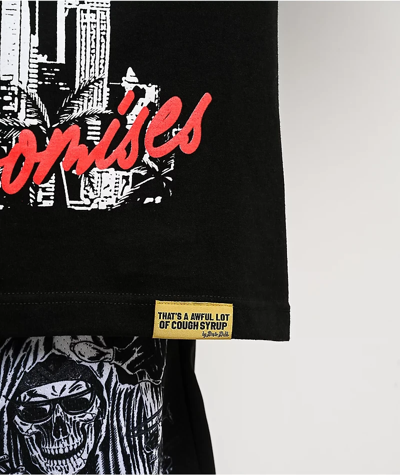 Broken Promises x That's A Awful Lot Of Cough Syrup Ghetto Bird Black T-Shirt