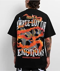 Broken Promises x That's A Awful Lot Of Cough Syrup Lot Of Emotions Black T-Shirt