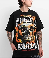 Broken Promises x That's A Awful Lot Of Cough Syrup Lot Of Emotions Black T-Shirt