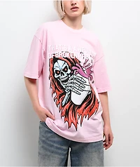Broken Promises x That's A Awful Lot Of Cough Syrup Splash Pink T-Shirt