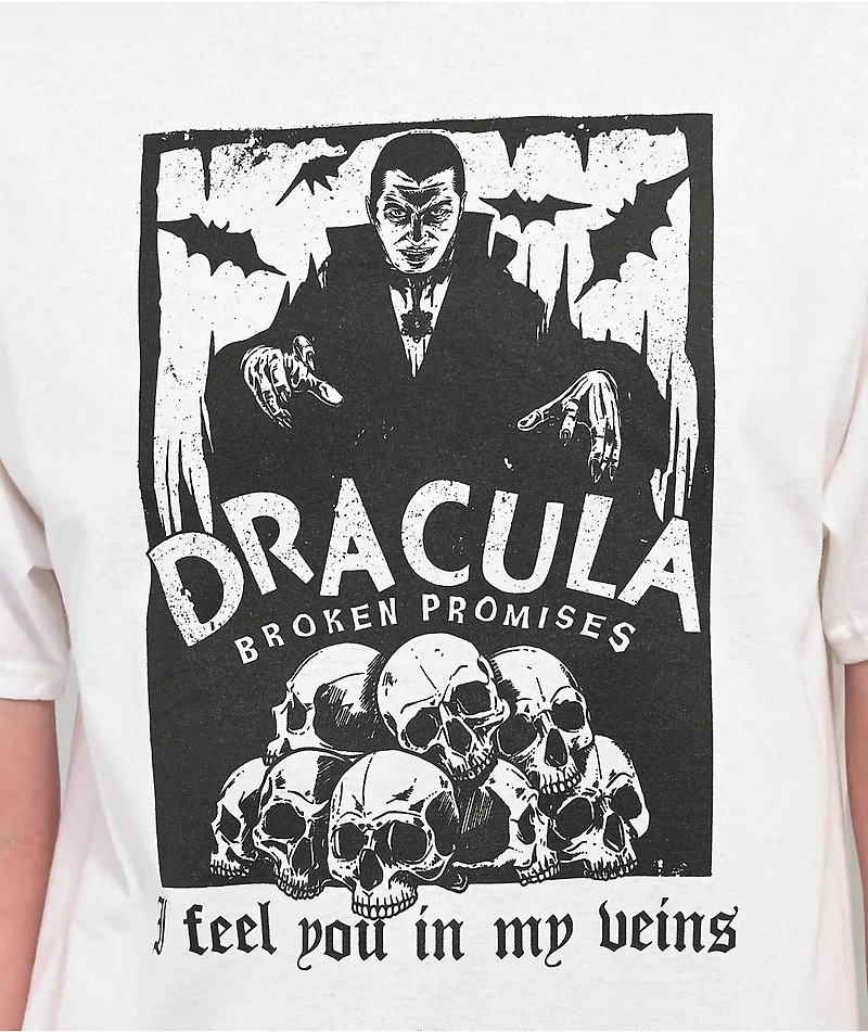 Broken Promises x Universal My Veins White T-Shirt