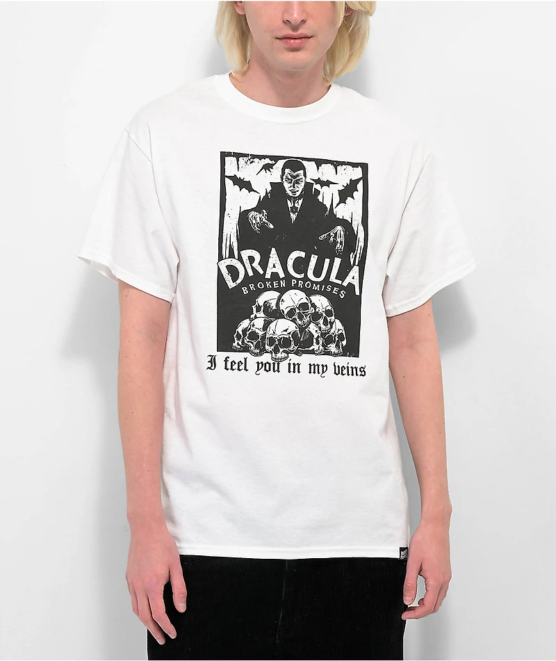 Broken Promises x Universal My Veins White T-Shirt
