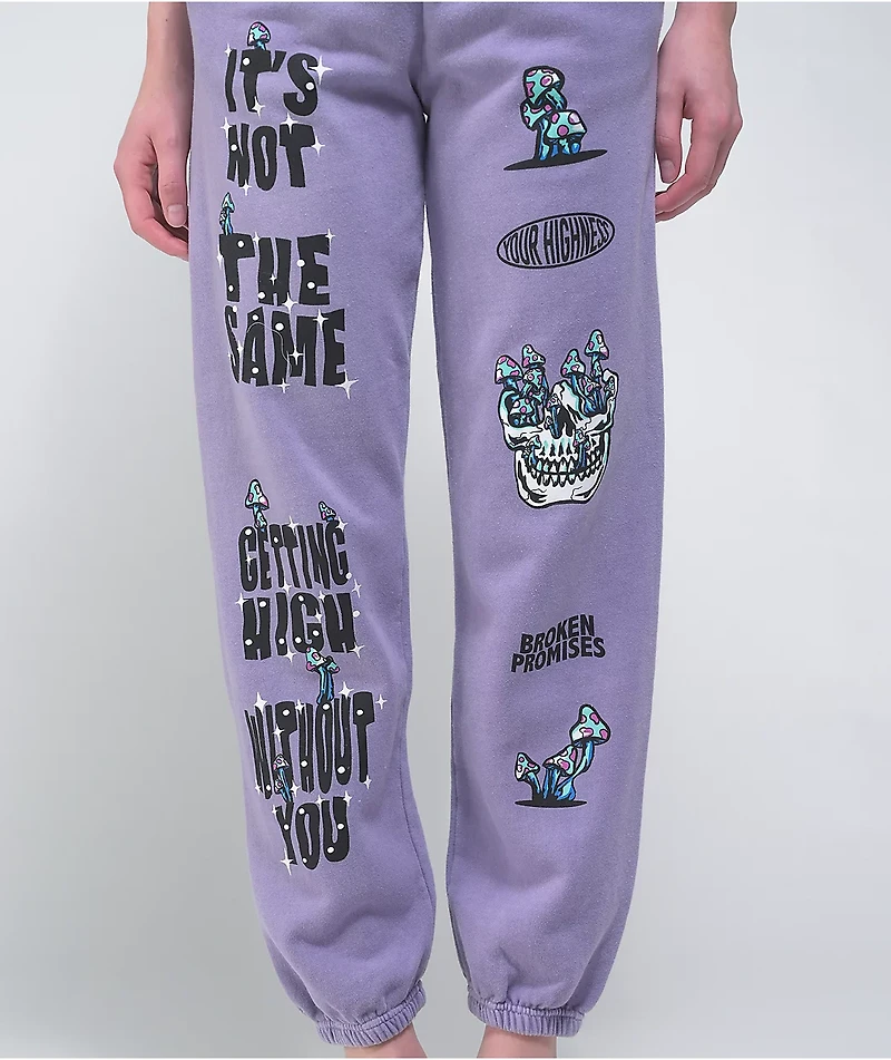 Broken Promises x Your Highness Magic Mushrooms Sweatpants