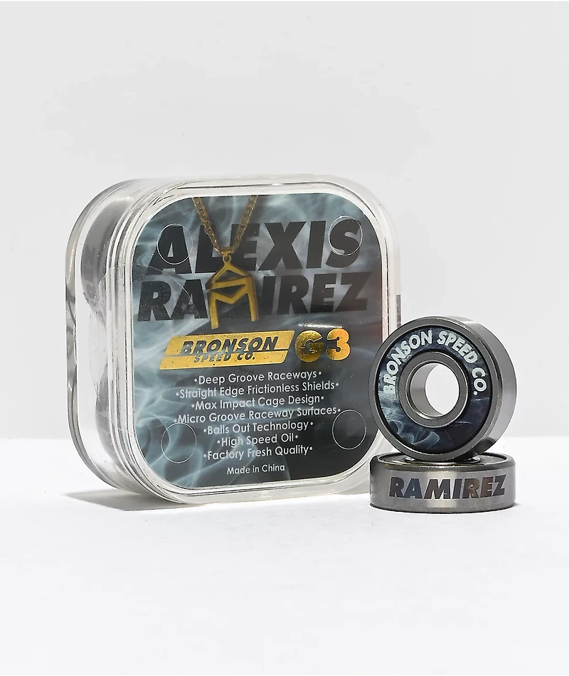 Bronson Alexis G3 Skateboard Bearings