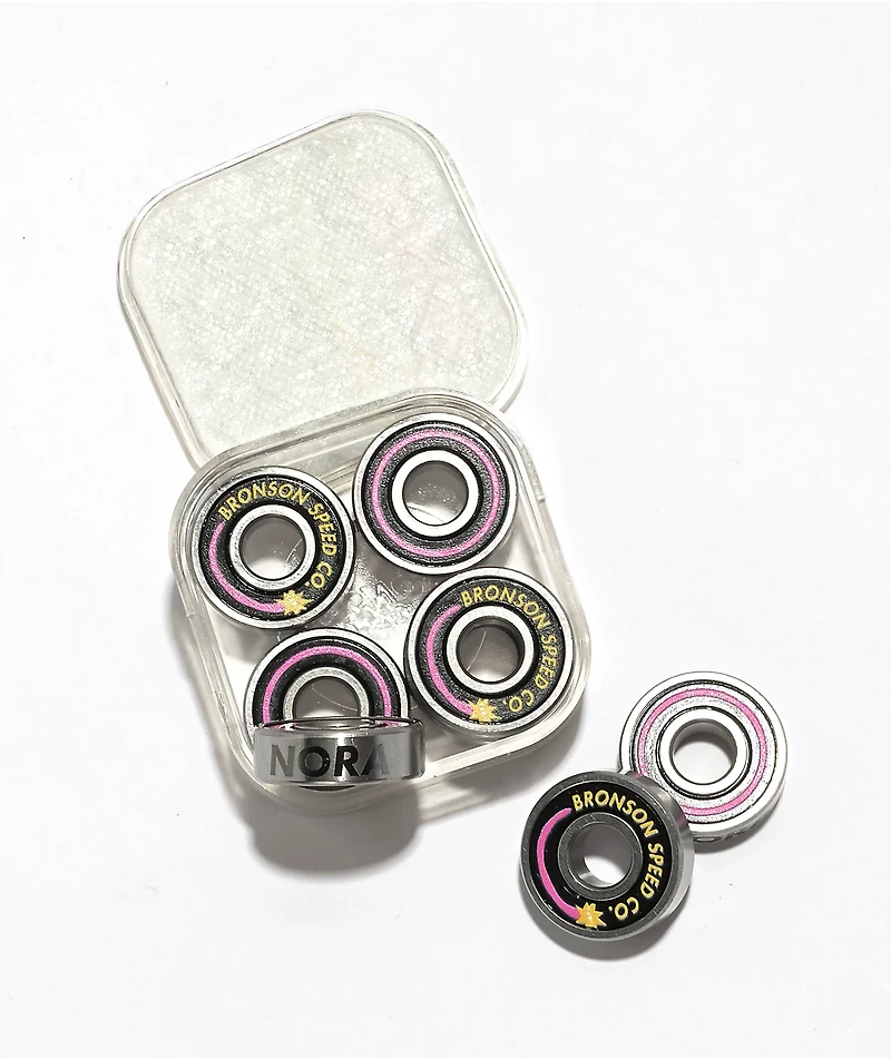 Bronson Nora G3 Skateboard Bearings
