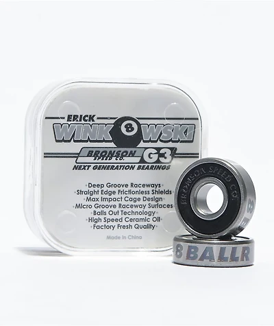 Bronson Winkowski G3 Skateboard Bearings
