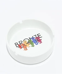 Bronze 56K Bolt Boys White Ashtray