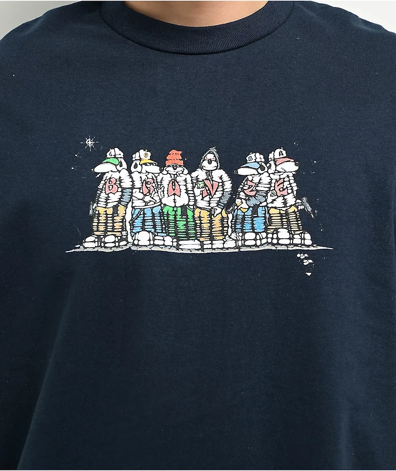 Bronze 56K Dog Gang Navy T-Shirt