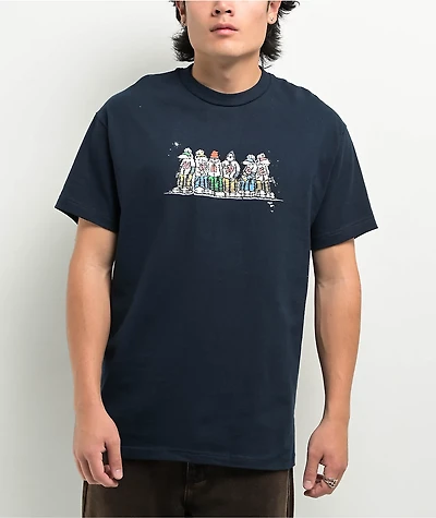 Bronze 56K Dog Gang Navy T-Shirt