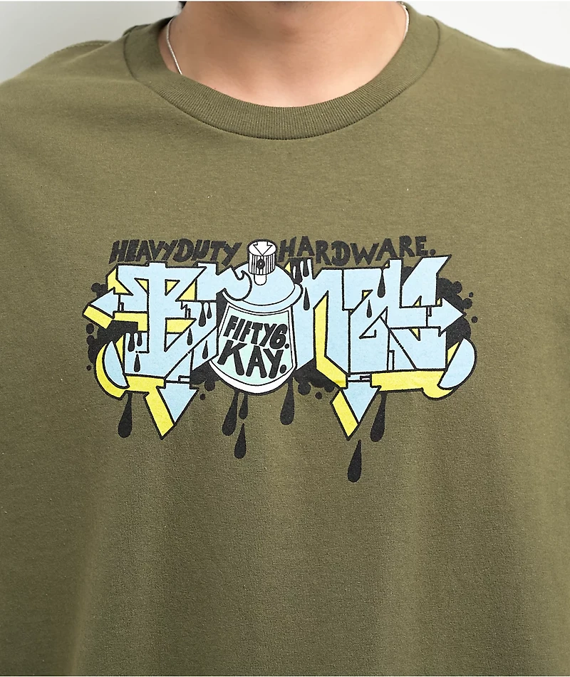 Bronze 56K Heavy Duty Green T-Shirt